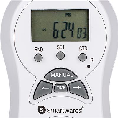 Smartwares 10.047.65 Tomada Digital com Temporizador TM80B