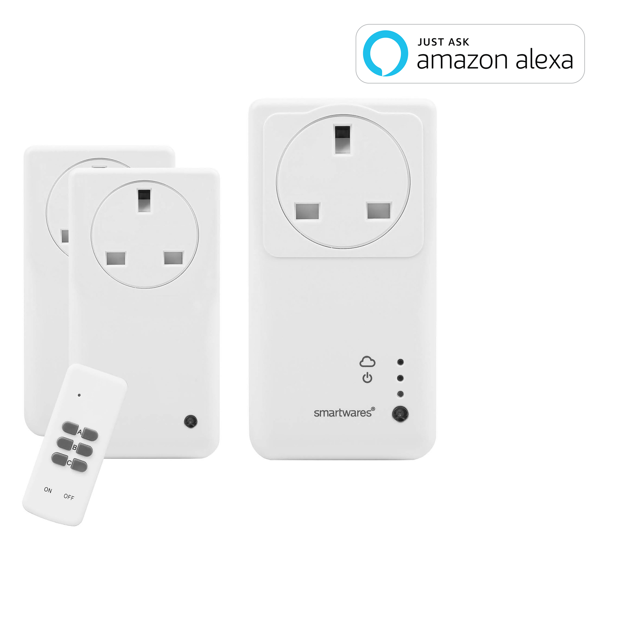 Smartwares SH5-SET-GW-UK Smart plug set Smartwares SH5-SET-GW-UK Smart plug set