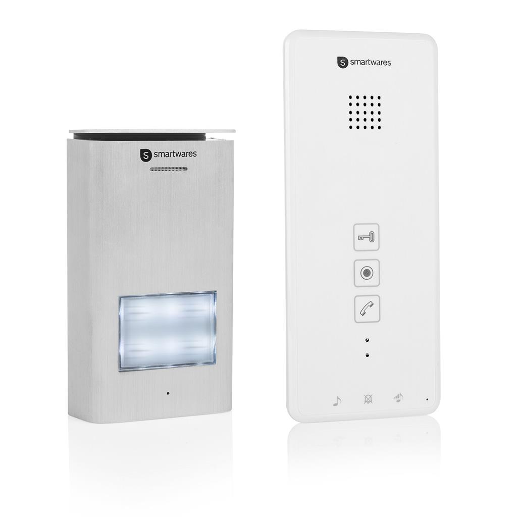 Makkelijk te begrijpen kreupel Plantkunde Smartwares DIC-21112 Audio intercom systeem voor 1 appartement | Smartwares