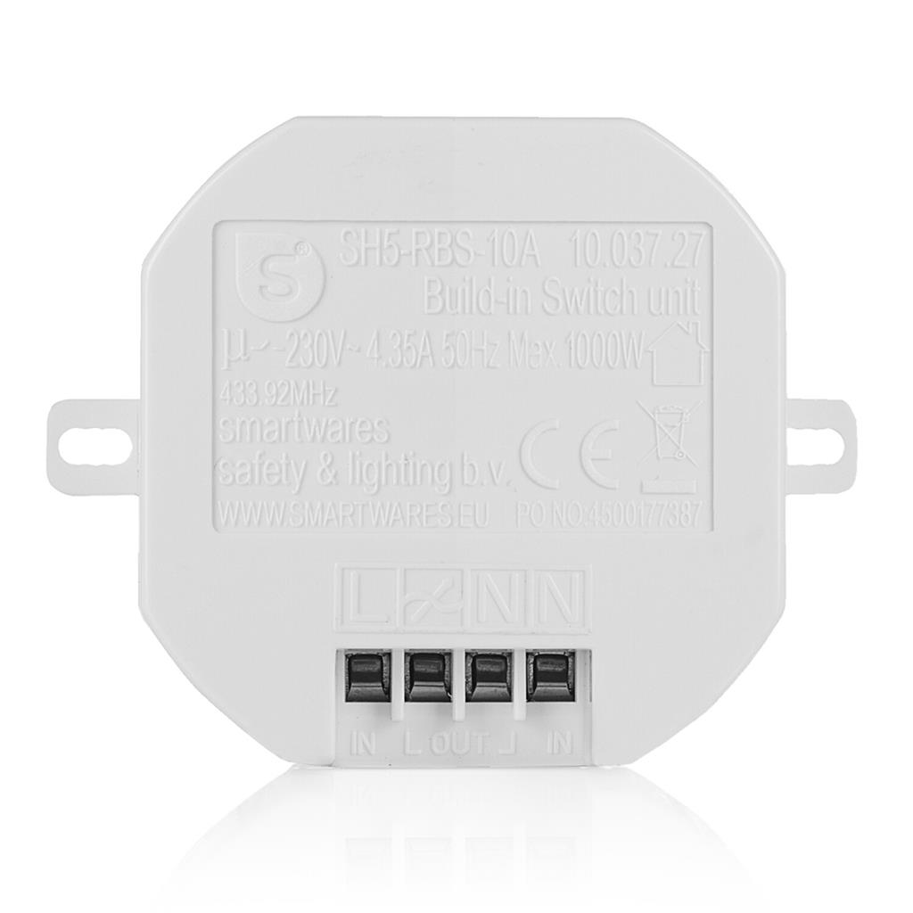 Smartwares Set de interruptores inalámbricos blancos 6x5x5 cm