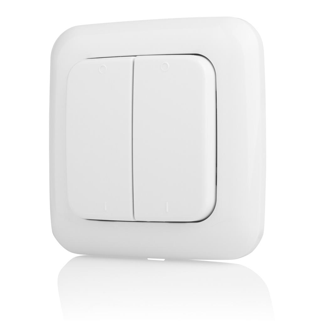 Smartwares Set de interruptores inalámbricos blancos 6x5x5 cm