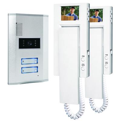 Smartwares 10.007.55 Interphone vidéo filaire 4 lignes VD62