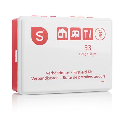 Smartwares 10.015.20 Erste Hilfe Set bestehend aus 33 Teilen EHBO1