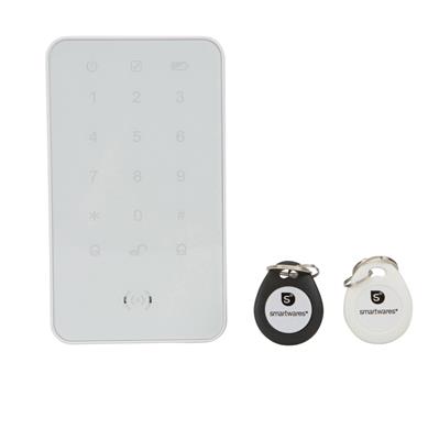 Smartwares 10.016.62 Kabellose Touch-Tastatur mit RFID-Karten