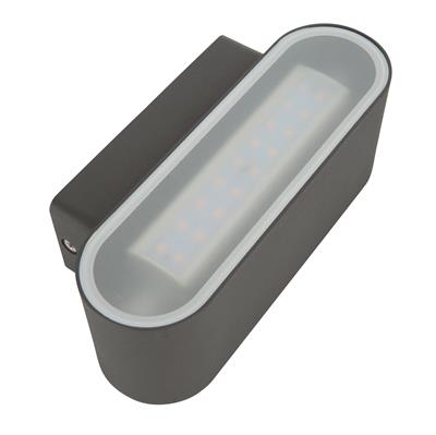 Smartwares 10.027.26 Lampada da parete per esterni a LED GWI-002-HS