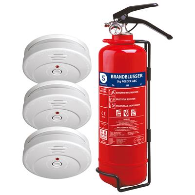 Smartwares 10.033.71 Set di sicurezza anti incendio FSSB-15