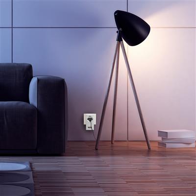 Smartwares 10.037.09 Funk-Netzschalter mit Dimmer 200 W  SH5-RPD-02A