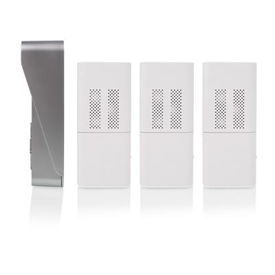 Byron DIC-21535 3 unità int.- Citofono audio wireless con suoneria