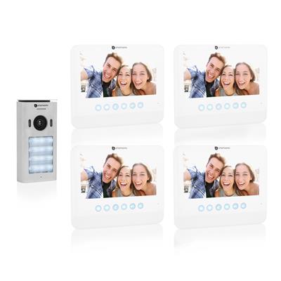 Smartwares DIC-22242 Video citofono per 4 appartamenti