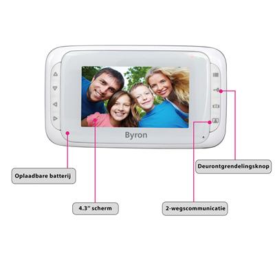 Byron DIC-22815-SAAS Videocitofono wireless