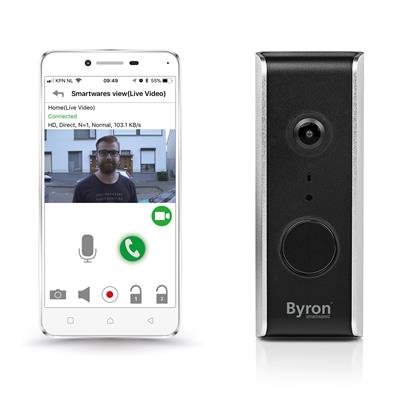 Byron DIC-23112UK Interphone vidéo Wi-Fi Byron