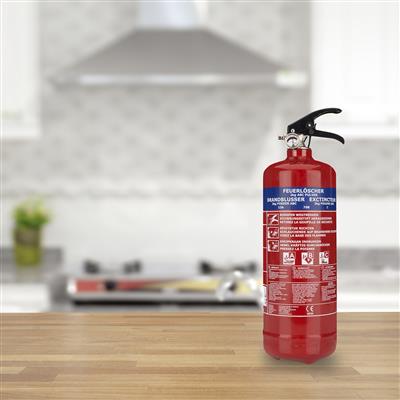 Smartwares FEX-15127 Extincteur à poudre sèche de 2 Kg BB2.4