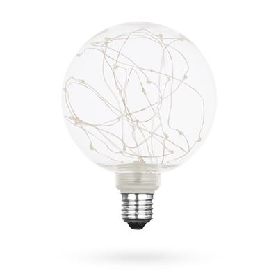 XQlite LSO-04011 Lâmpada globo LED STARRY E27 1,5W Branco Quente