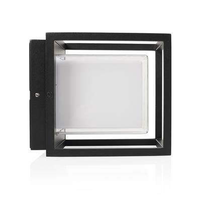 Smartwares OOL-50014 Schwarze Außenwandleuchte Cubic