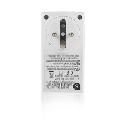 Smartwares SH4-90261 Presa interruttore wireless fino a 3600W SH5-RPS-36A