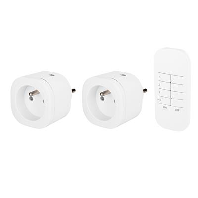 Smartwares SH4-99561FR Set prese interruttore da interni (spina FR)