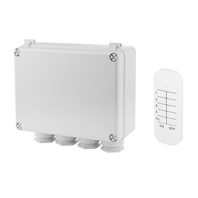 Smartwares SH4-99652 Außenleuchten 3-Kanal Schalter Set SH5-SET-OB