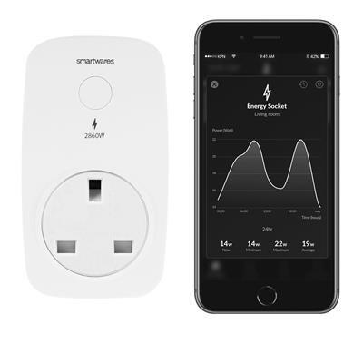 Smartwares SH8-90901UK Energy socket - UK plug