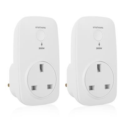 Smartwares SH8-92901UK 2x Energie aansluiter- UK plug