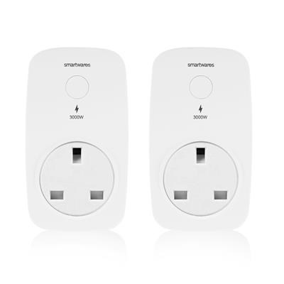 Smartwares SH8-92901UK 2x Energie aansluiter- UK plug