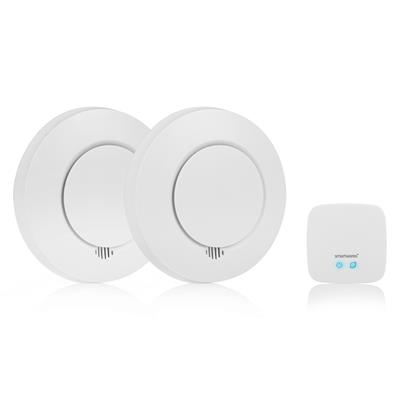 Smartwares - Smartwares Détecteurs de fumée 4 pcs 10x10x3,5 cm Blanc - Détecteur  connecté - Rue du Commerce