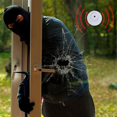 Smartwares SMA-40953LI03 Allarme con sensore di rottura vetro