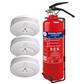 Smartwares 10.033.71 Set di sicurezza anti incendio FSSB-15