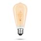 XQlite 10.100.16 LED lamp gouden ST64 E27 2,5W extra warm wit