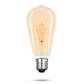 XQlite 10.100.16 Bombilla LED dorada ST64 E27 2,5W Extra cálido XQ1707