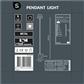 Smartwares IDE-60014 Lámpara de techo